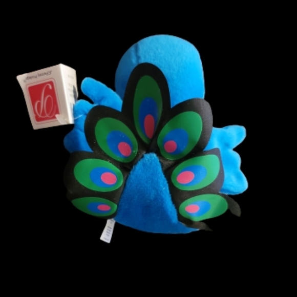 Penelope Stuffed Blue Peacock Red Heels, JC Penney’s Privilege - Picture 3 of 12